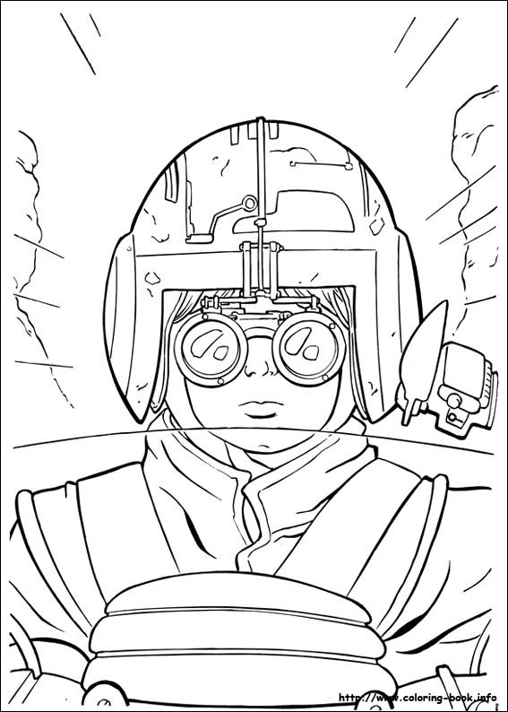 Star Wars coloring picture